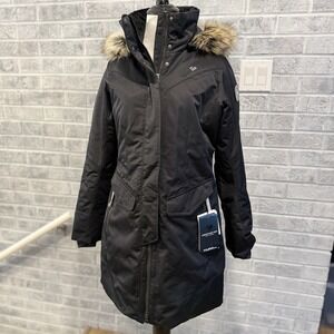 Obermeyer Sojourner Down Jacket Women's Winter Coat, Black, Sz 4 NWT